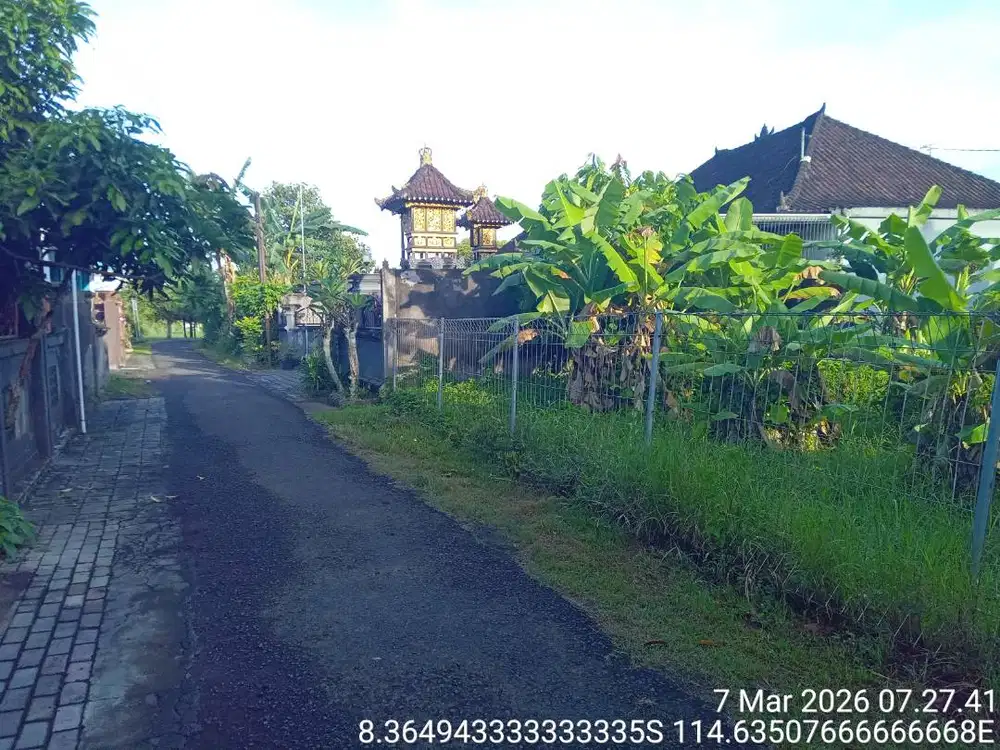 Dijual Tanah di area strategis Kota Negara - Bali