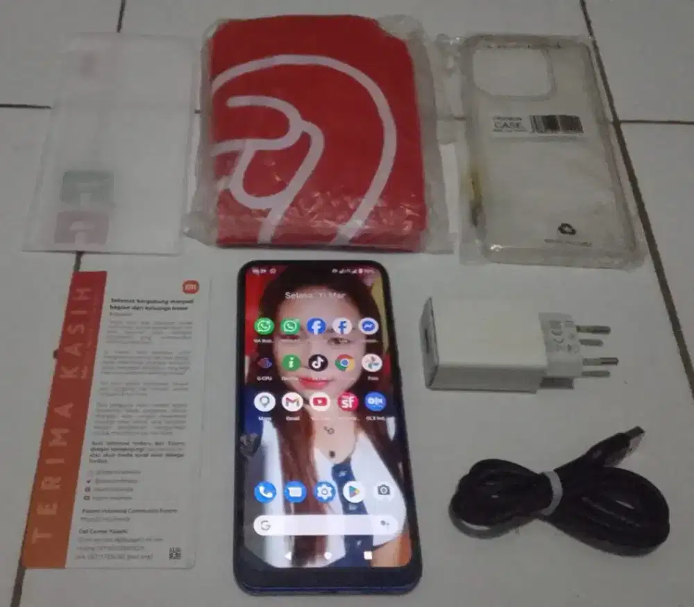 Redmi 9C ( 2022 )
Ram 4gb Rom 64gb
Blue Edition
Kelengkapan