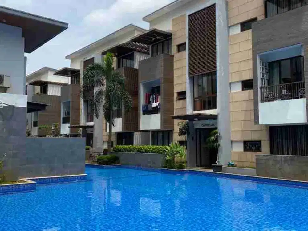 dijual rugi harga BU apartemen asatti bsd 2 bedroom full furnished