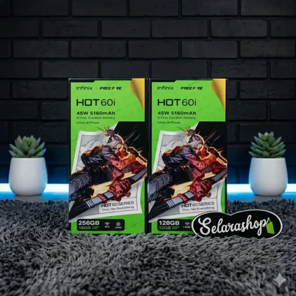 INFINIX HOT 60i 6/128 BARU GARANSI RESMI