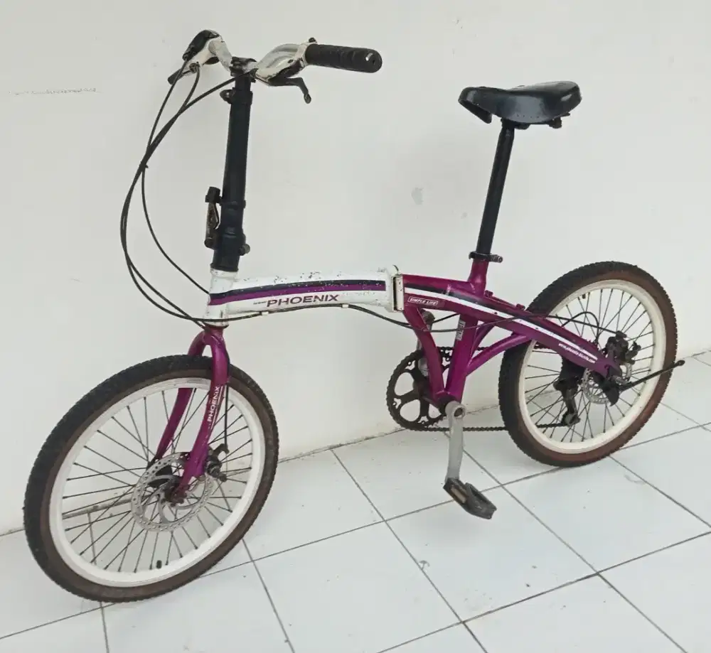Phoenix 20 Cakram Sepeda lipat bekas normal