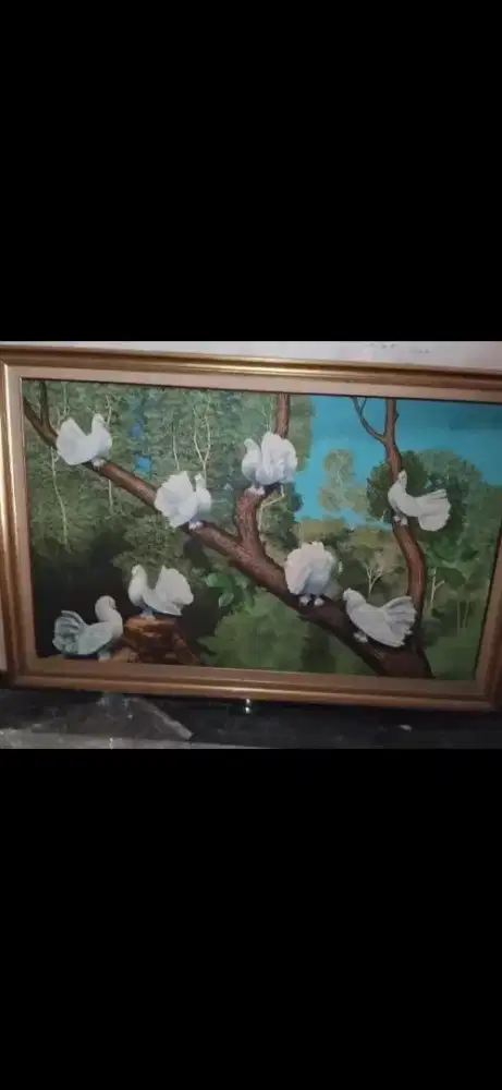 Lukisan antik jual cepat,non sertifikat