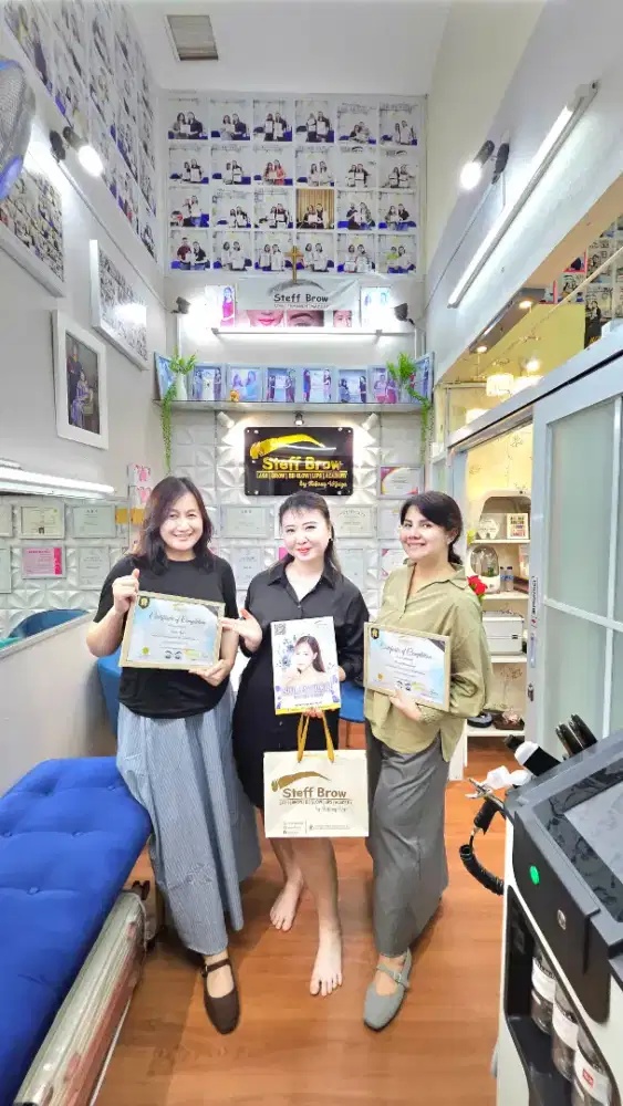 Kursus Sulam Alis / Sulam Bibir / Lash / Pinky Treatment by Steff Brow