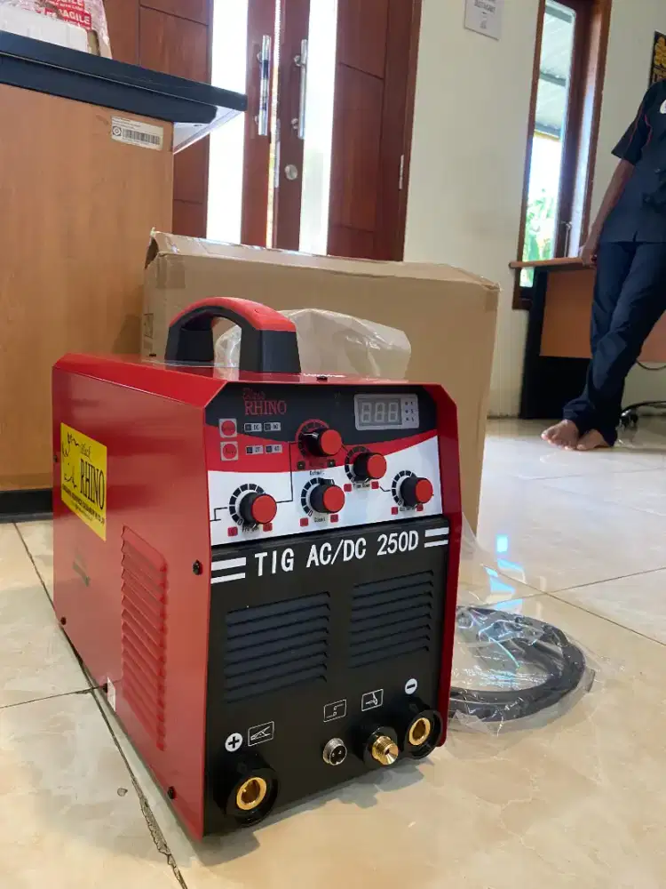 MESIN LAS TIG AC DC 250A 1 PHASE MESIN LAS ALUMUNIUM AC 250 RHINO