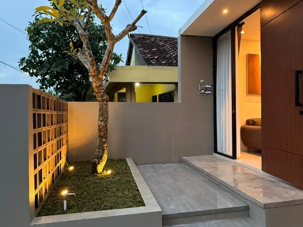 Rumah Minimalis Full Furnished di timur Pasar Godean