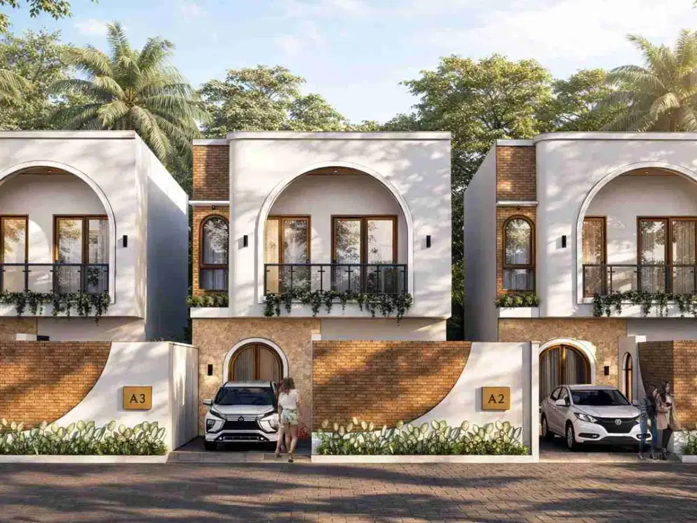 Dijual villa 3 lantai view pelabuhan dan airport di taman griya Jimbaran