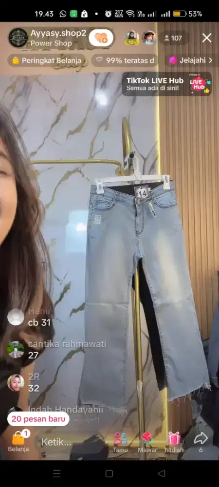 Host live tiktok/shope