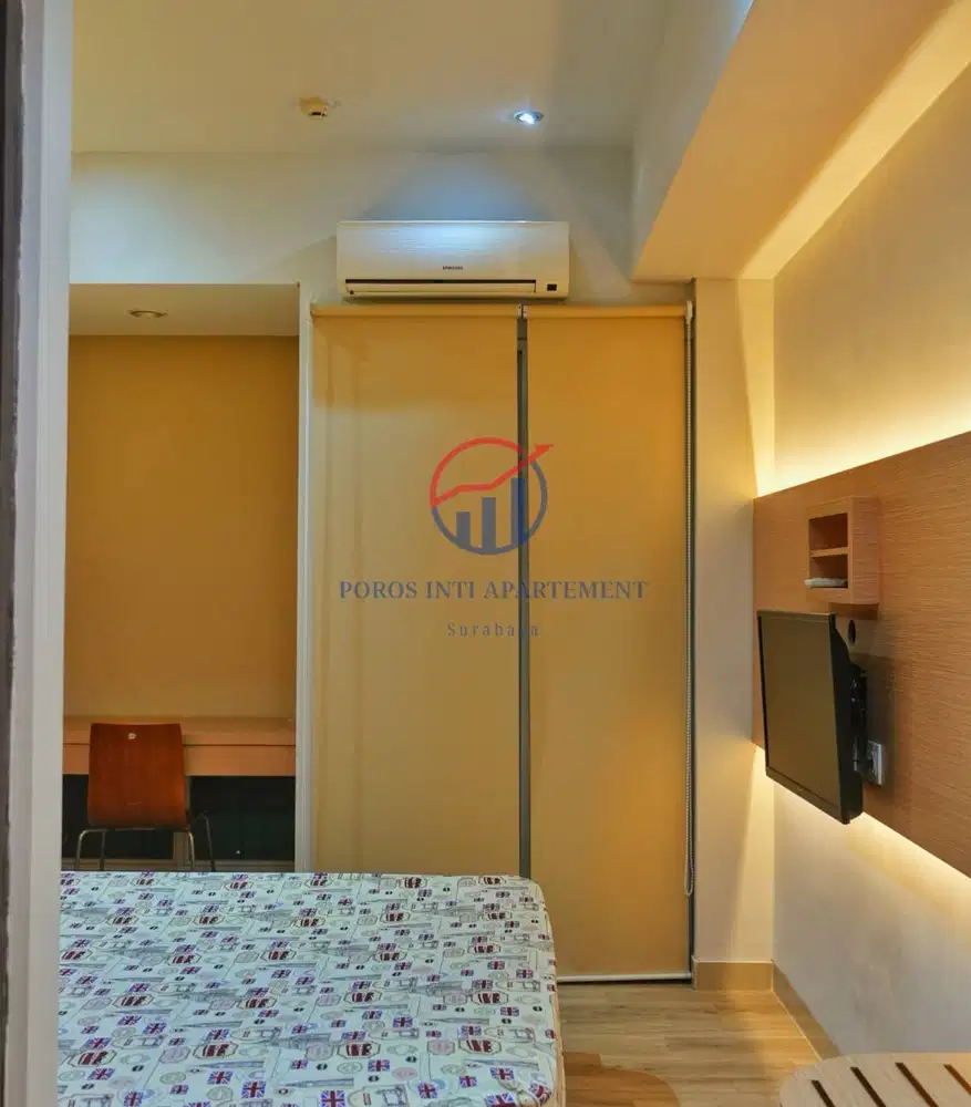 Unit disewakan harian studio full furnish siap pakai