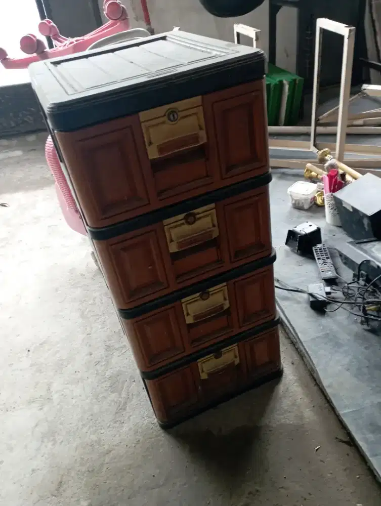 Jual 2pcs lemari plastik laci