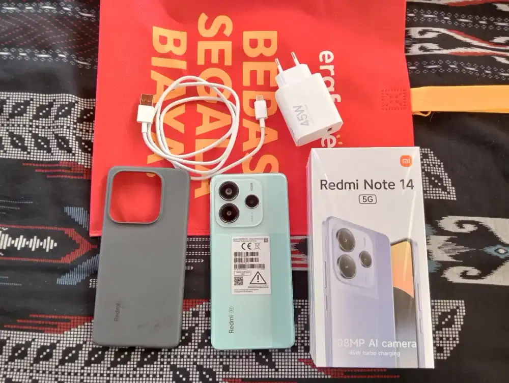 redmi note 14 5g 8/256gb 1minggu pakai