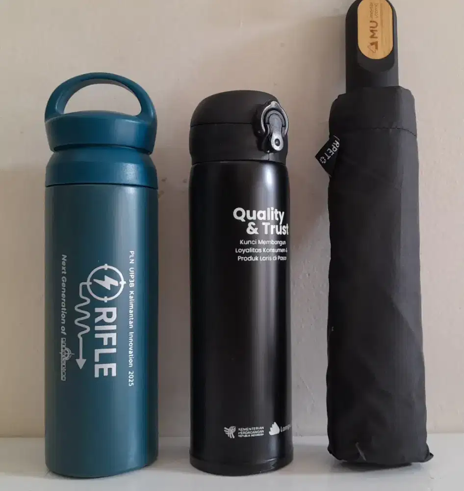 Tumbler baru 2 buah+Payung baru