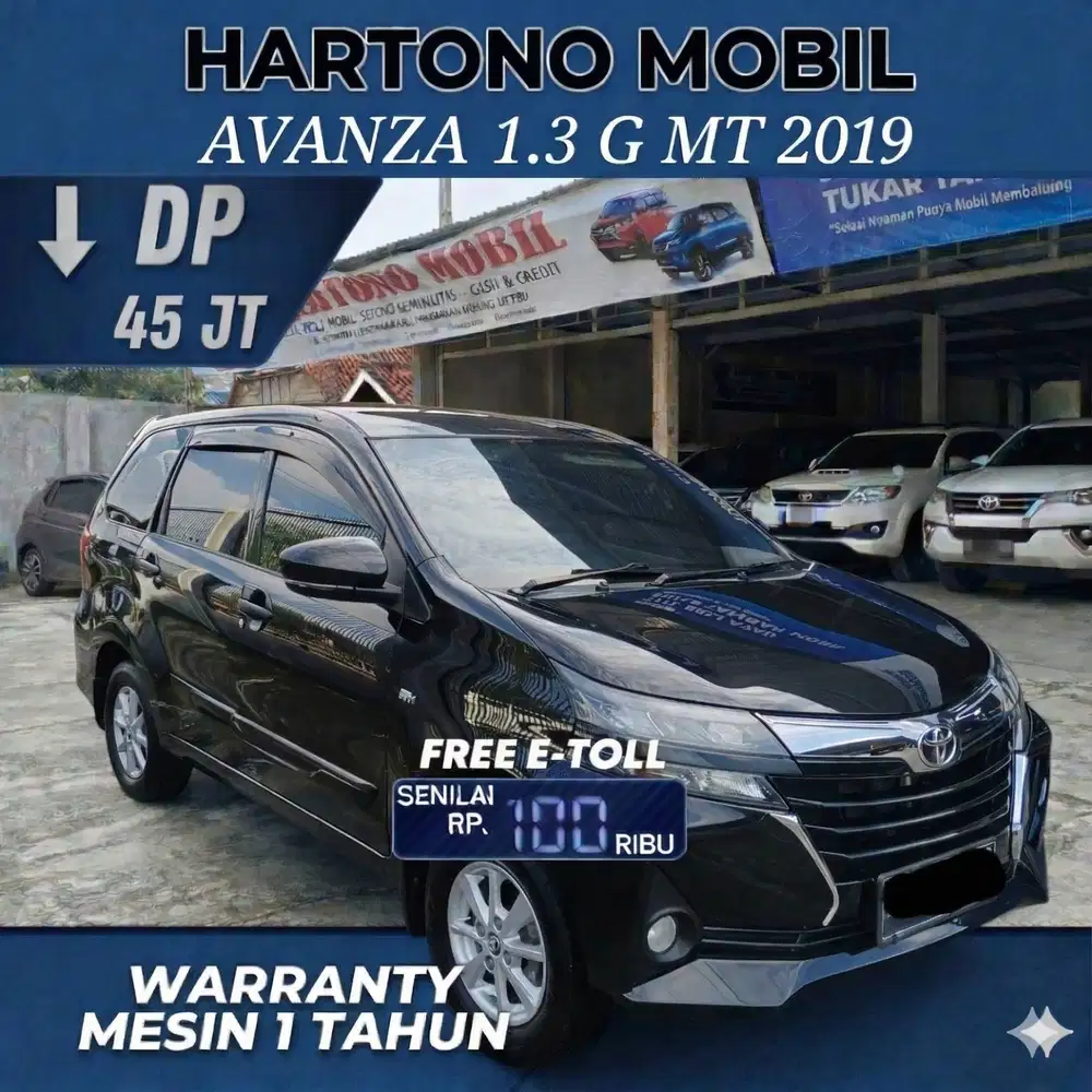 AVANZA 1.3  G MANUAL 2019
