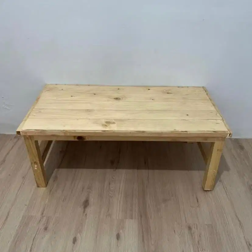 2 pcs Meja Lesehan Kayu Jati Belanda Multifungsi