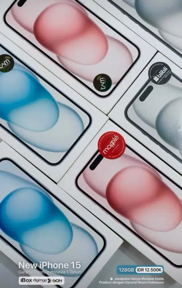 iPhone 15 new garansi indonesia kredit tanpa DP