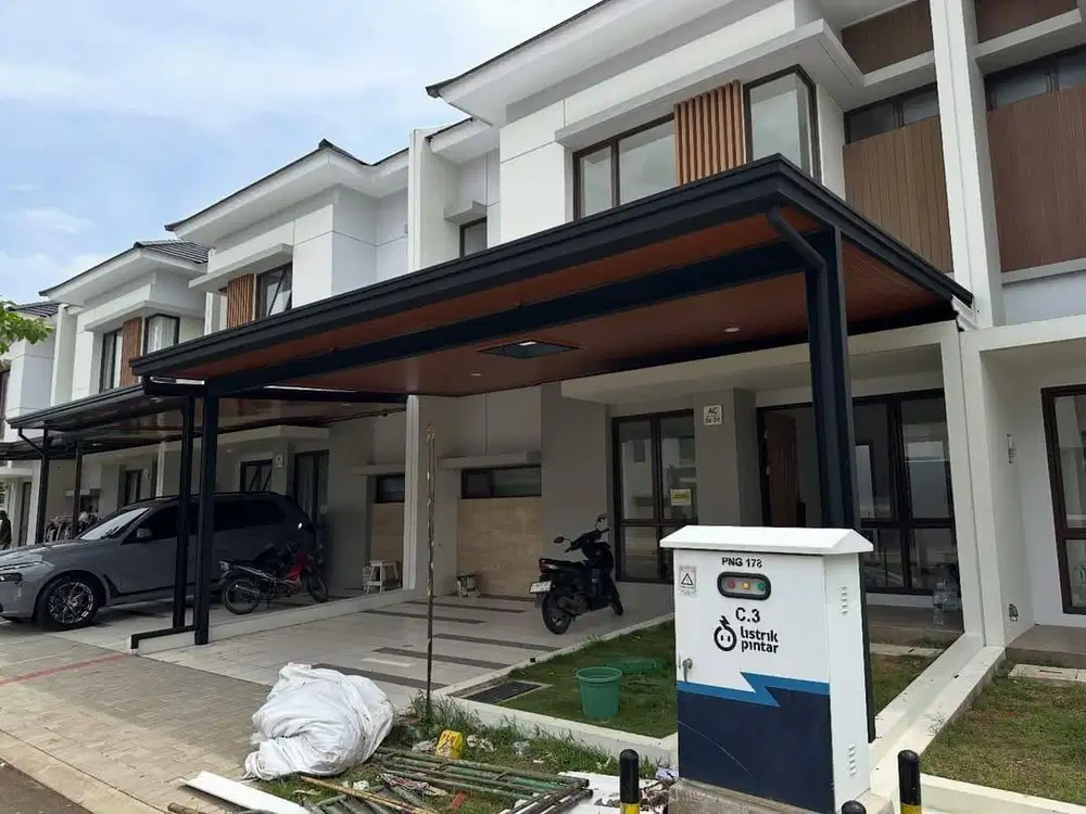 pemasangan kanopi minimalis