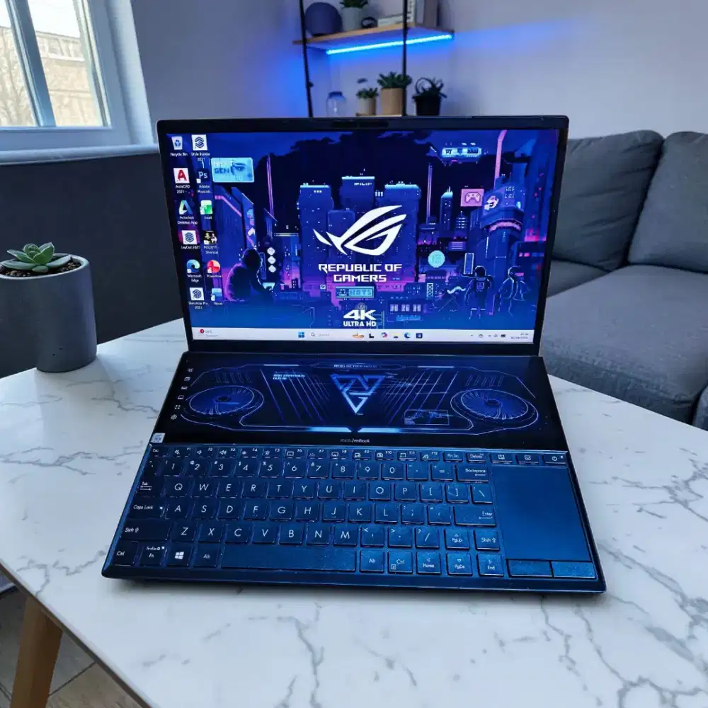 ASUS ZENBOOK Duo UX481Fa -308 SUPERSLIM SSD 512GB DUAL SCREEN ]