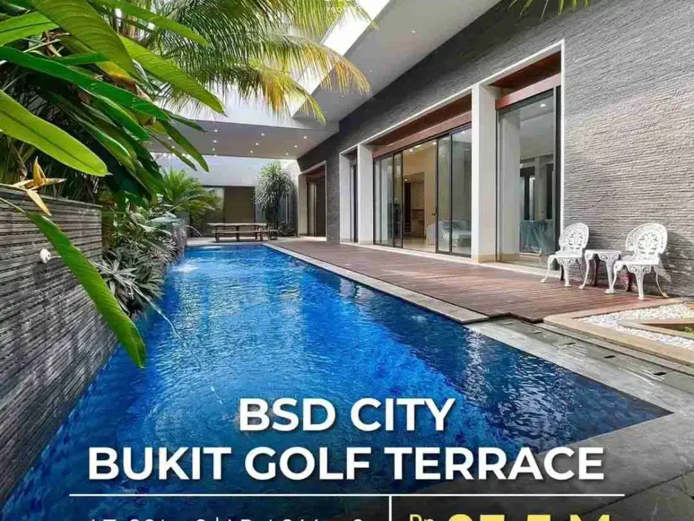 BSD Bukit Golf Terrace Luxurious Modern Tropical House