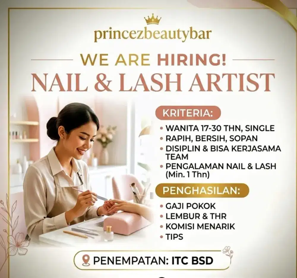 Staff nail art & lash