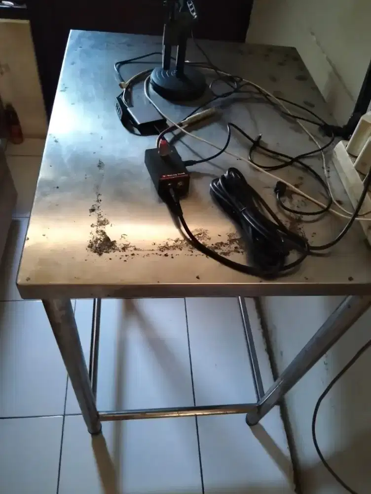 Jual bekas meja stainless