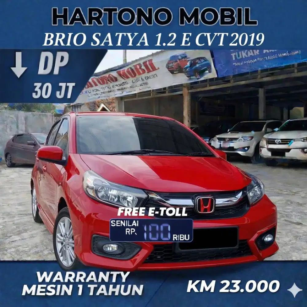 BRIO SATYA 1.2 E CVT 2019