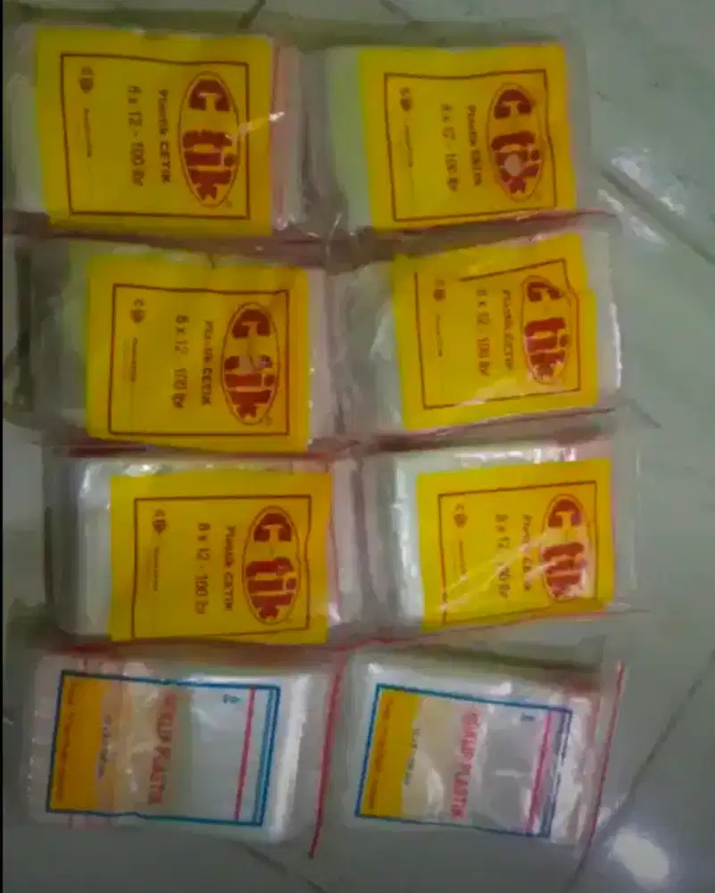 8 kantong plastik apotek klik plastik 8x12cm