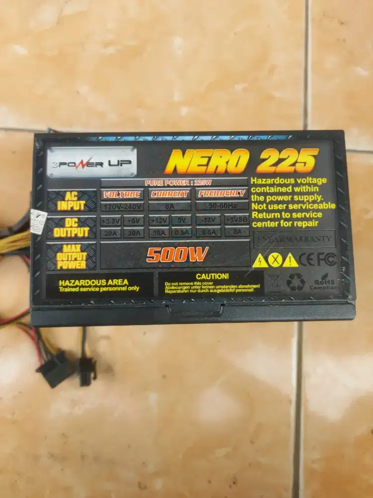 Power supplay powerup 500w