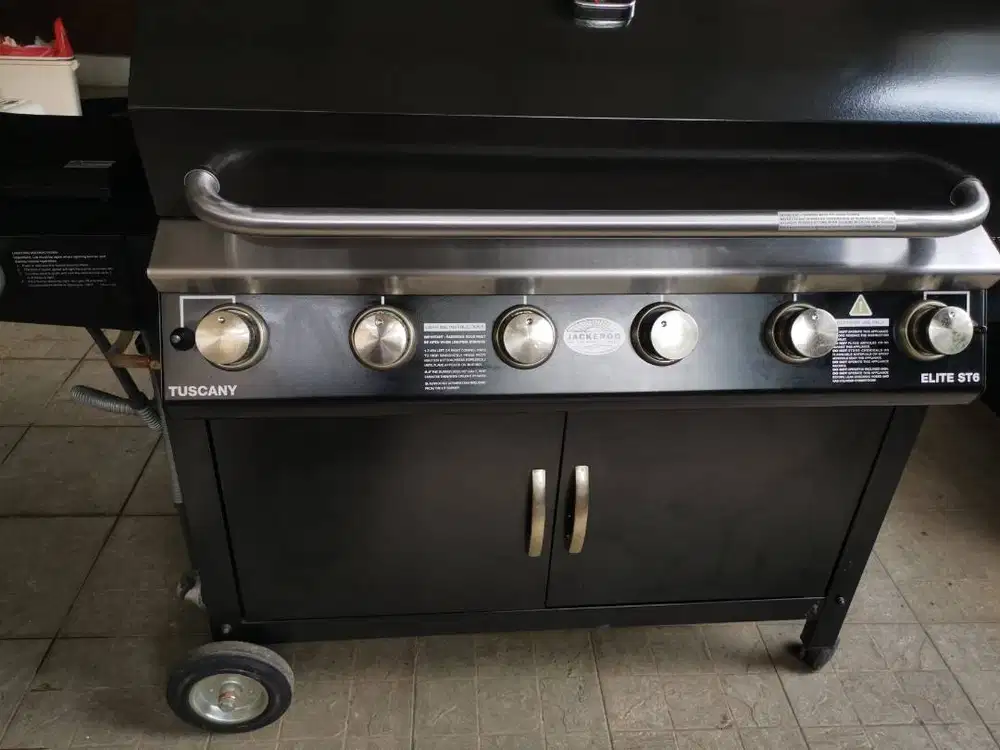 BBQ Grill Gas 6+1 Burner - Jackeroo Australia
