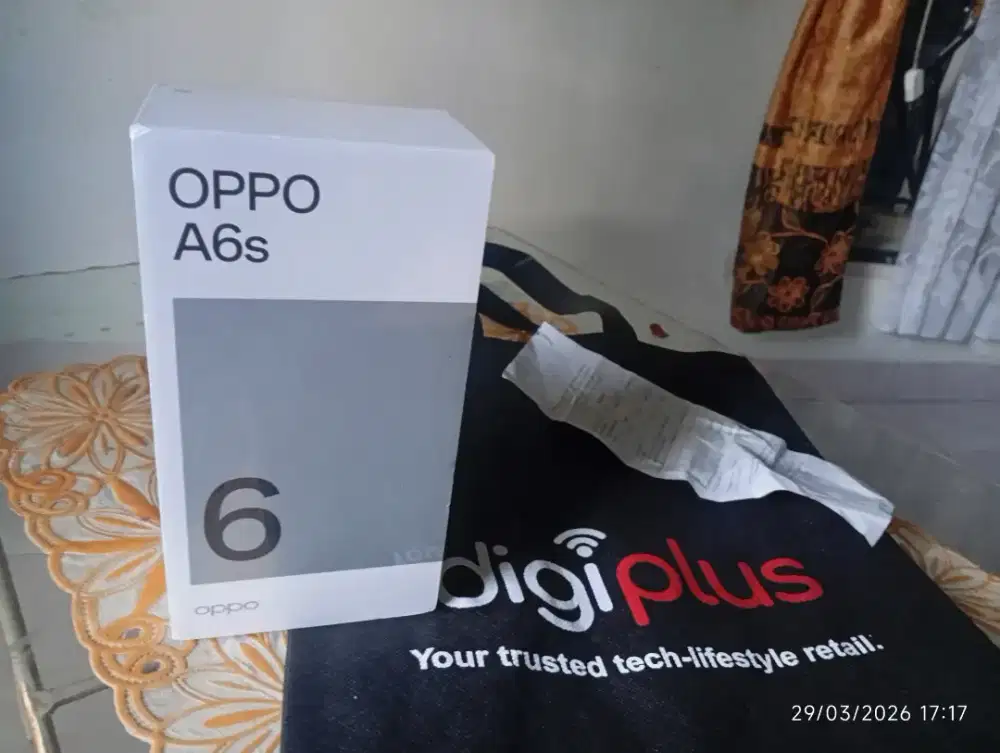 OPPO A6S PUTIH 8/256 MASIH SEGEL