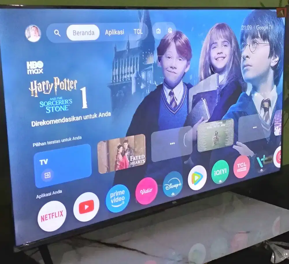 Tv 43 inch merk TCL Google tv