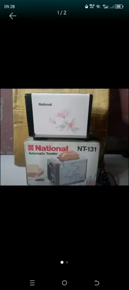 Oven pemanggang roti