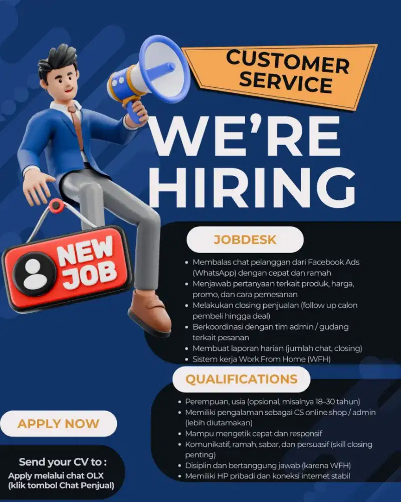 CUSTOMER SERVICE ONLINE SHOP (WFH)