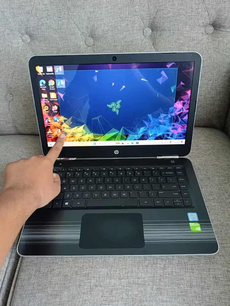 Laptop HP Touchscreen Core i5 RAM 16GB SSD VGA Nvidia 2GB