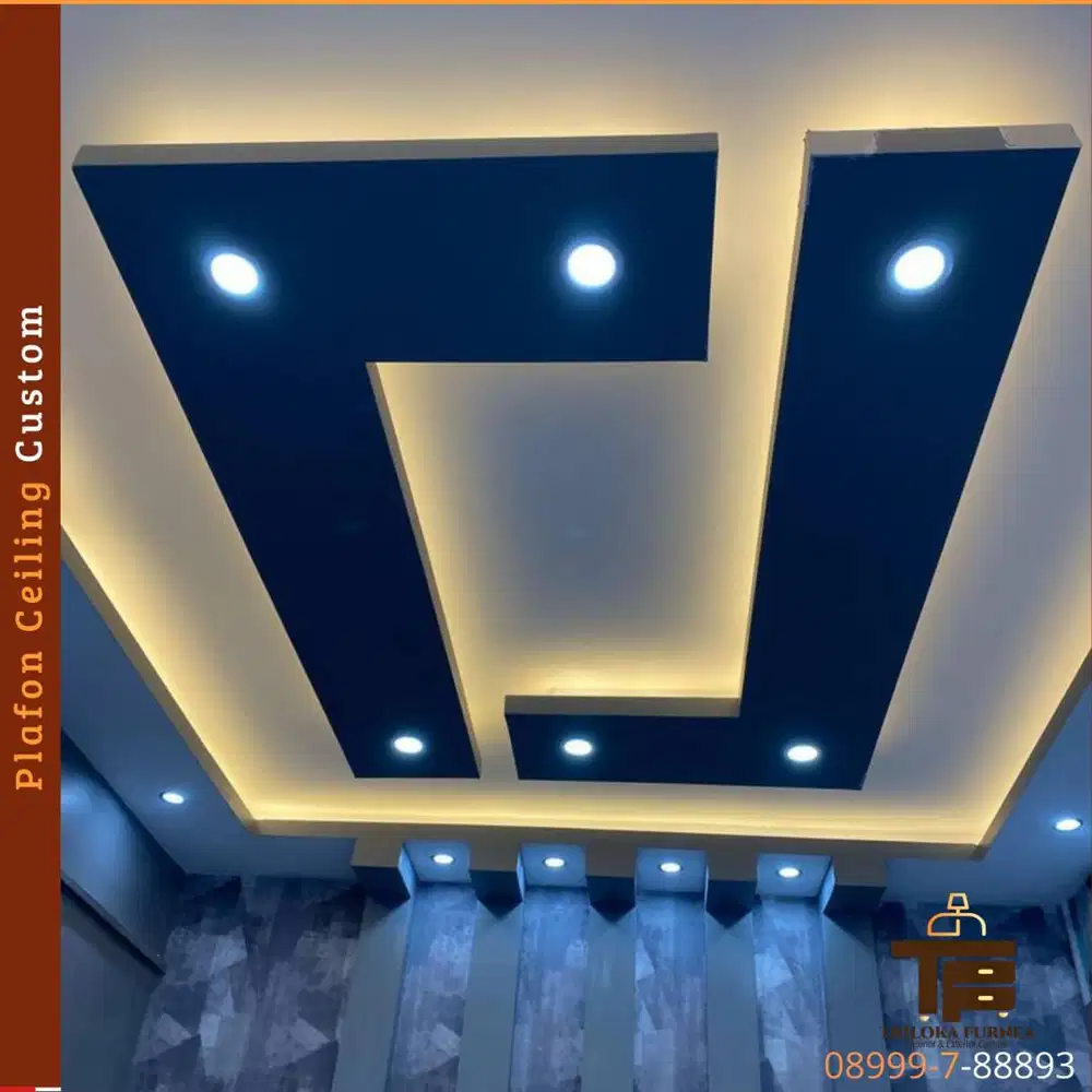 Plafon Drop Ceiling Custom | Lebih Modern & Rapi by Triloka Furnea