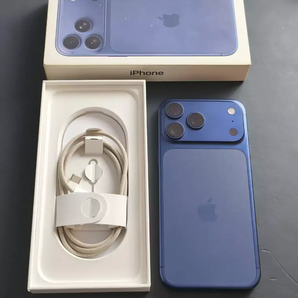 IPHONE 17 PRO MAX 256GB DEEP BLUE GARANSI INTER