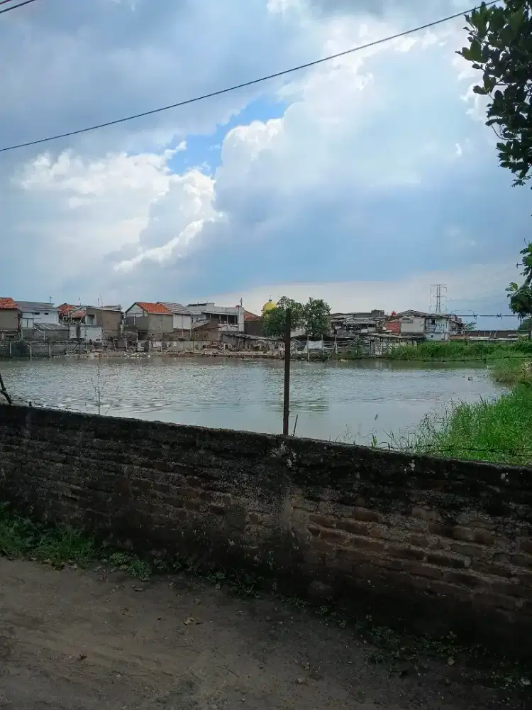 Jual cepat tanah & kolam 4500 m² SHM