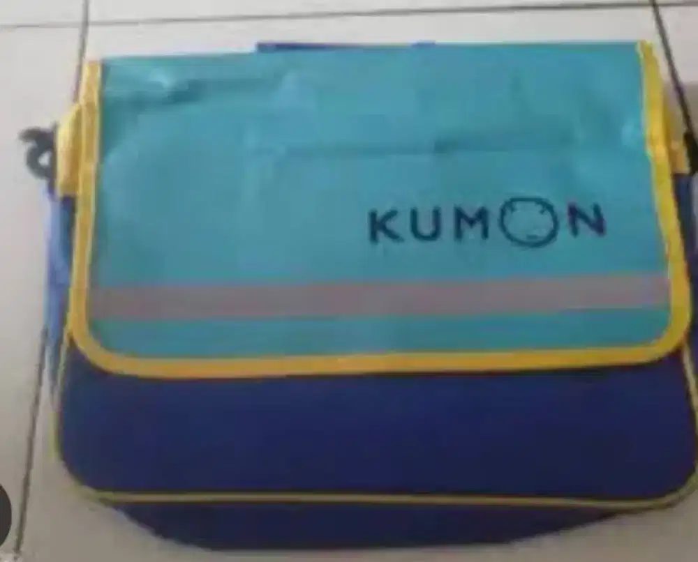 Tas kumon baru biru&kuning