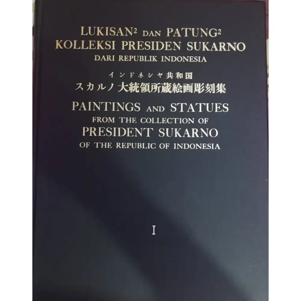 BUKU KOLEKSI LUKISAN dan PATUNG PRESIDEN SOEKARNO 5 JILID ORIGINAL