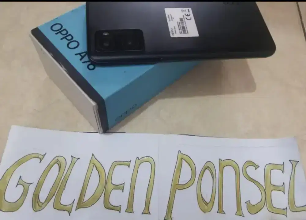 Oppo A76 Ram 6Gb+4Gb/128Gb-Golden Ponsel