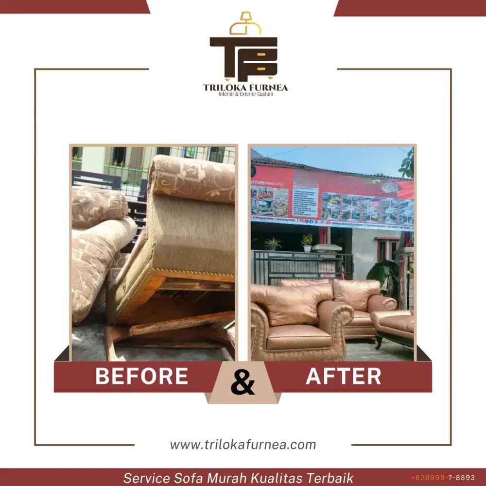 Service Sofa Profesional | Sofa Lama Jadi Baru by Triloka Furnea