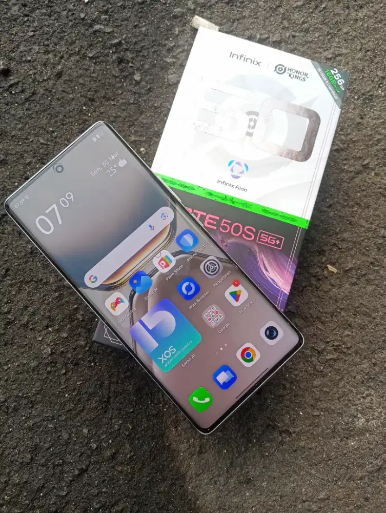 Infinix note 50s titanium grey