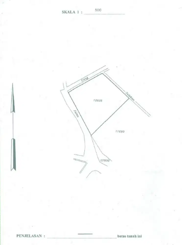 Tanah strategis untuk Rumah Kost di Unjani