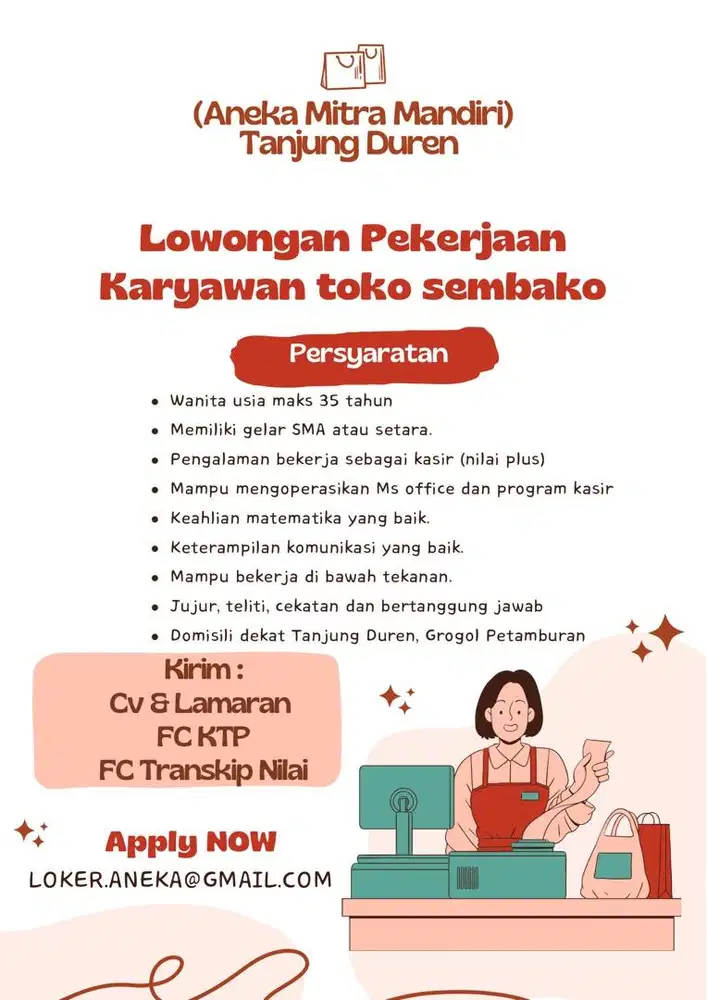 Karyawan Toko Sembako