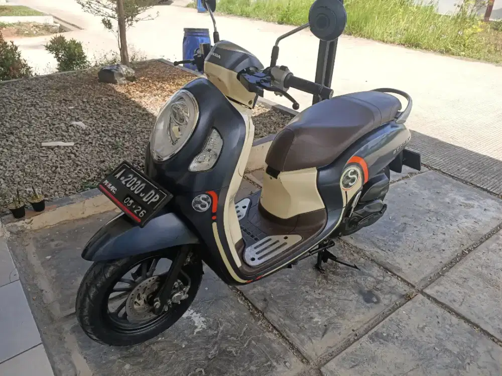Dijual BU Honda Scoopy Blue Tahun 2021 Lengkap Pajak Hidup