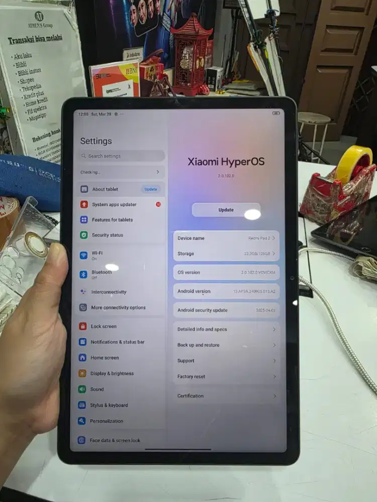 Second Xiaomi Redmi Pad 2 4/128GB wifi 2jt