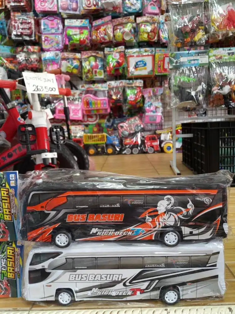 mainan anak bis basuri  baterai