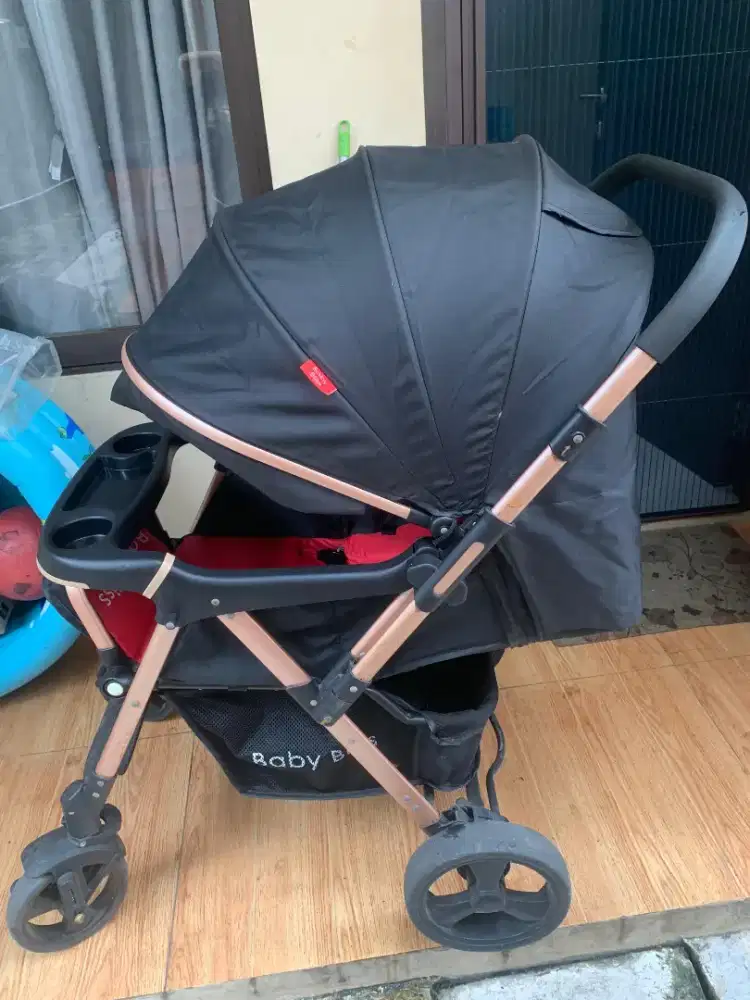 Stroller anak dus masih lengkap