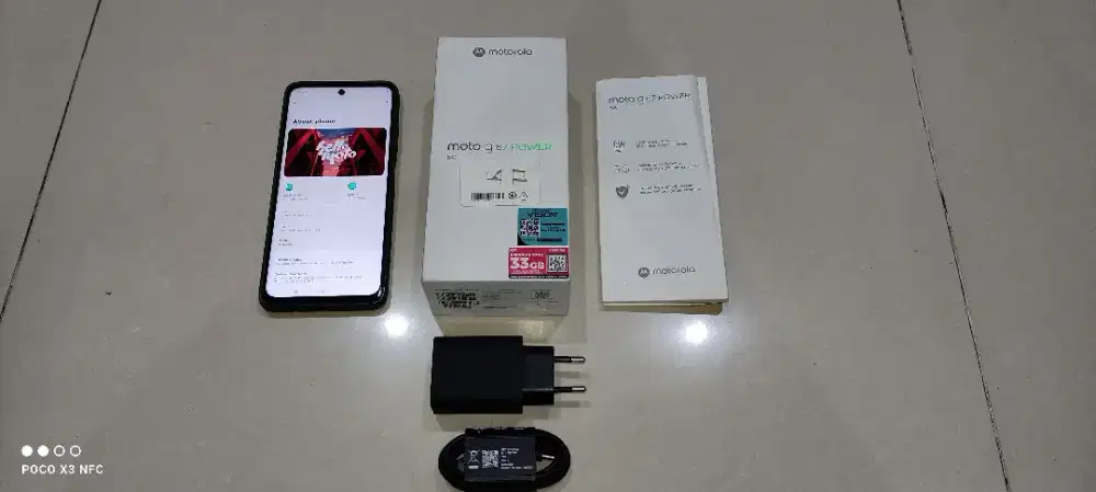 Jual santai motorola g67 power fullset