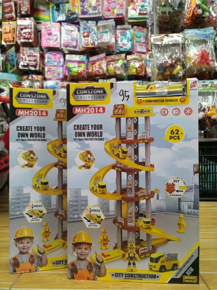 mainan anak track konstruksi