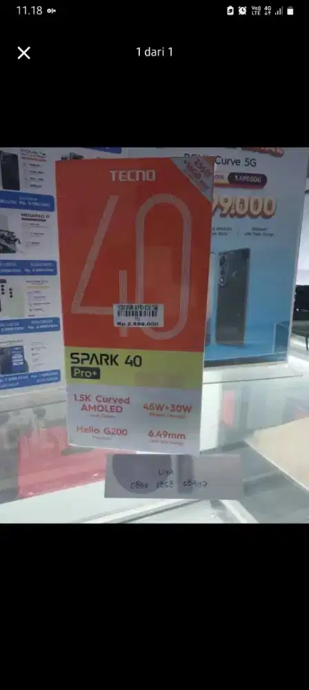 TECNO SPARK 40PRO+ 8/256 | ATLANTIS DAHSYAT