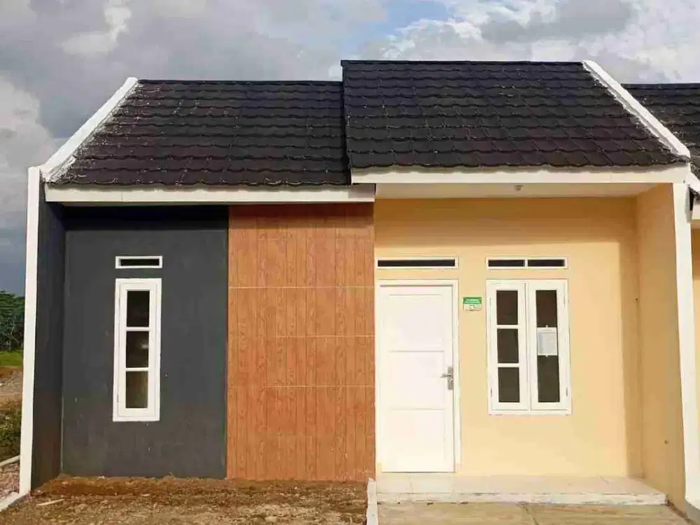 Rumah subsidi murah konsep cluster dekat PT Gunung Salak Sukabumi
